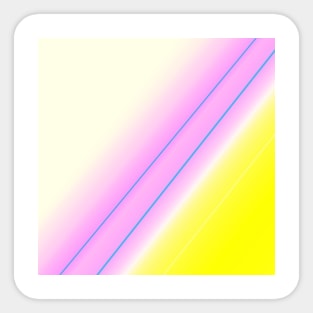 yellow pink white abstract texture Sticker